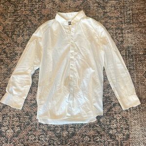 Bar III Slim Fit White Buttondown Shirt